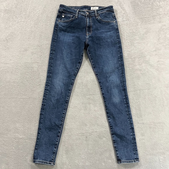 AG Jeans Womens 29 Farrah‎ High Rise Skinny Japan Medium Wash - Picture 1 of 14